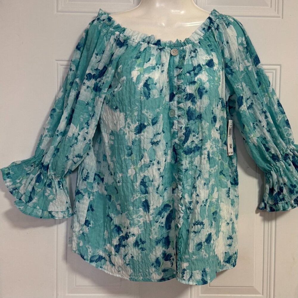 Willow Drive SZ Large Cottage Spring Blouse - Picture 8 of 9